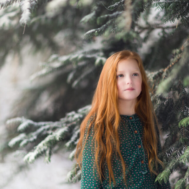 fine art portret in het bos