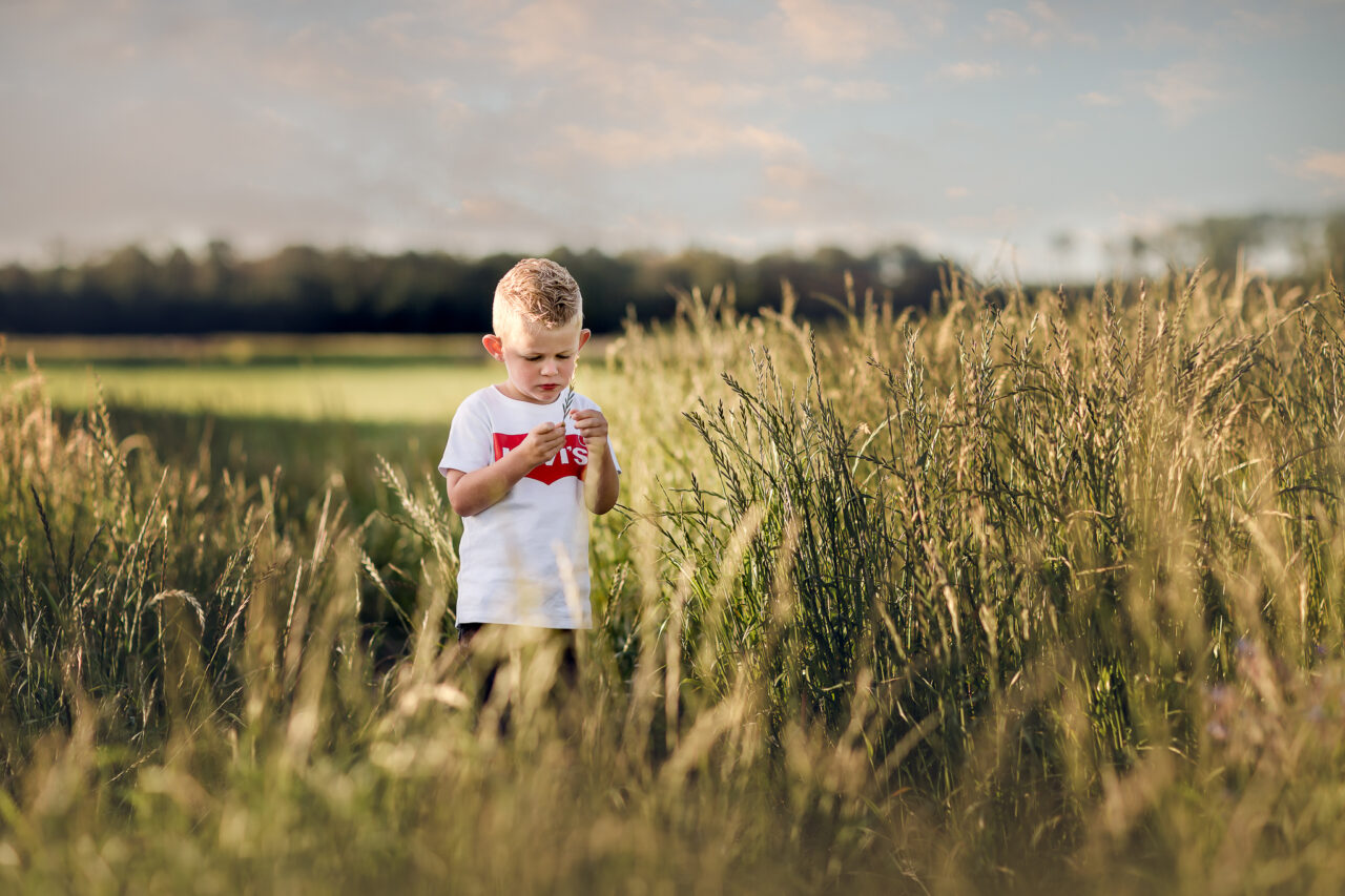 portret foto kind in rietveld schokland